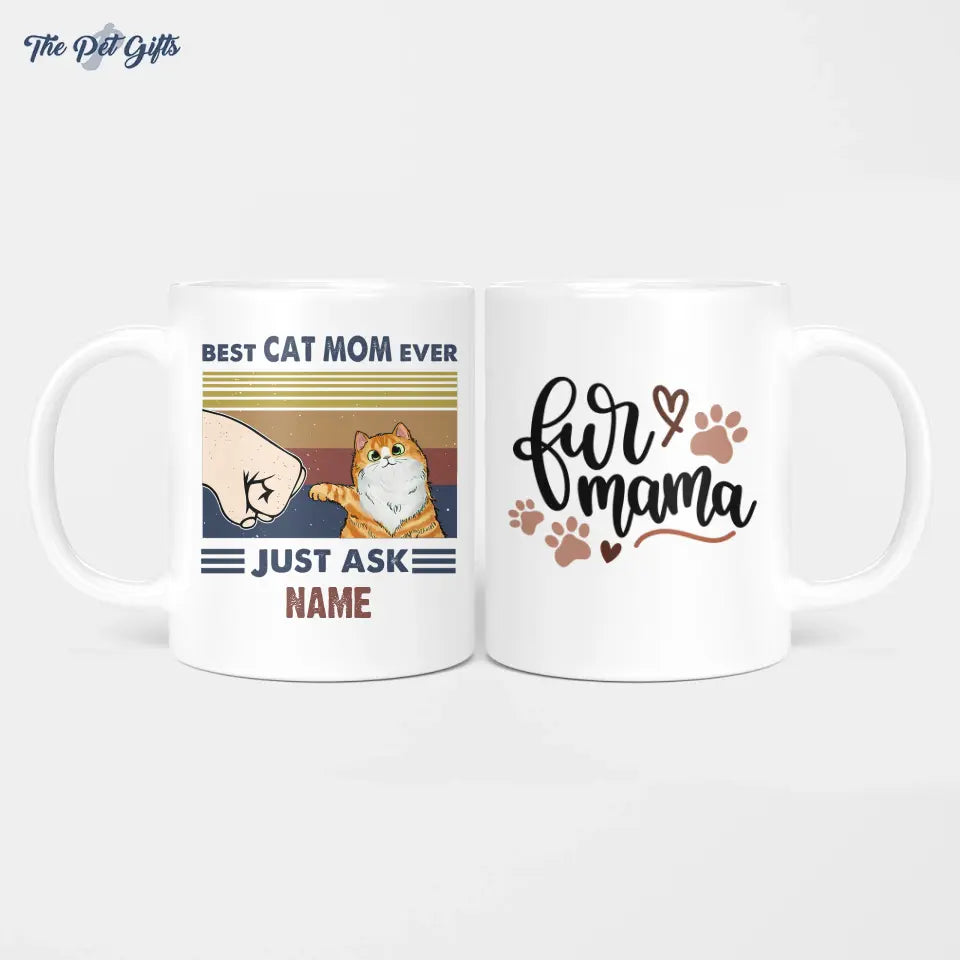 Best Cat Parent Ever Personalized Ceramic Mug