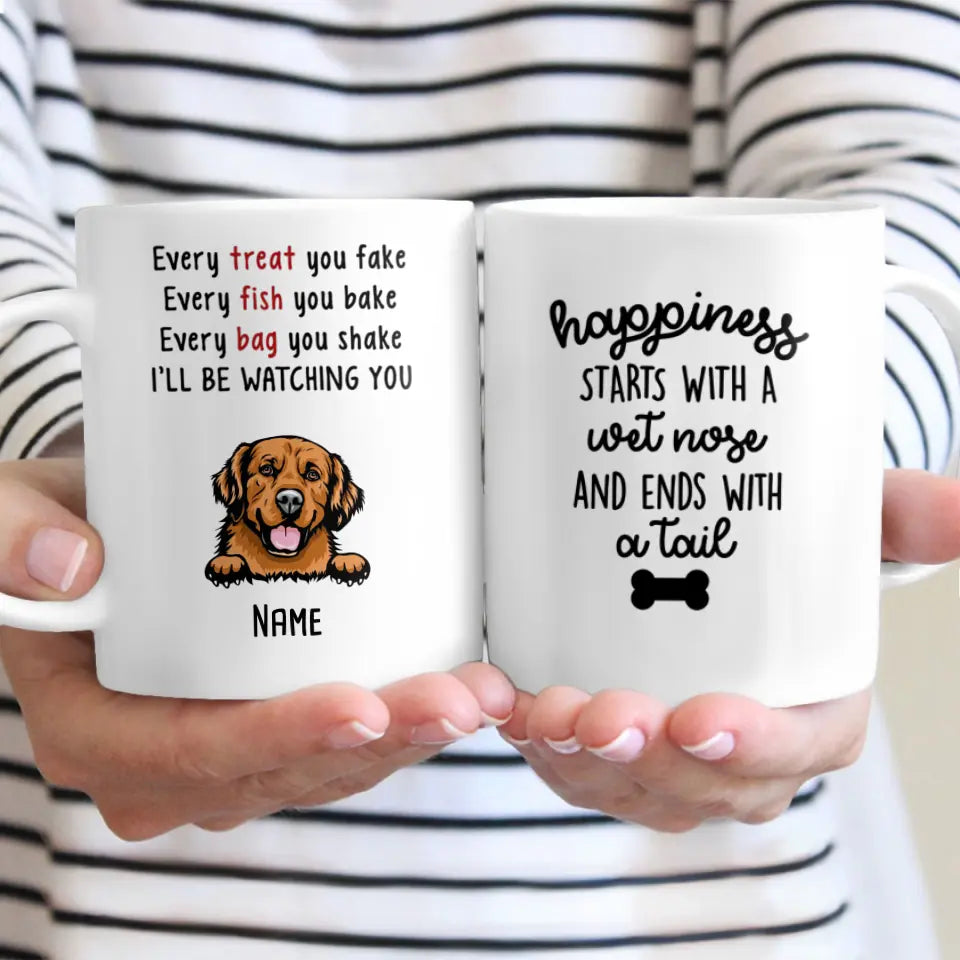 Dog Will Be Watching You Personalized Ceramic Mug